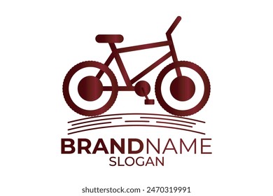 Bicycle icon or cycle logo design. Cycle app design.