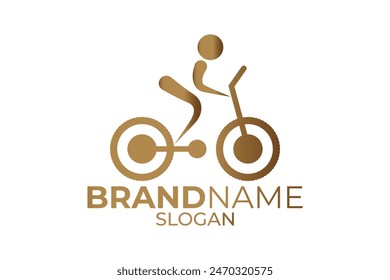 Bicycle icon or cycle logo design. Cycle app design.