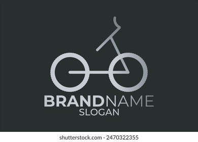 Bicycle icon or cycle logo design. Cycle app design.