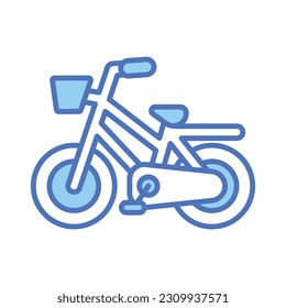 Bicycle icon design in modern style, pedal bike vector design