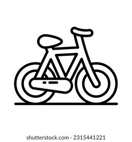 Bicycle icon design in modern style, pedal bike vector design