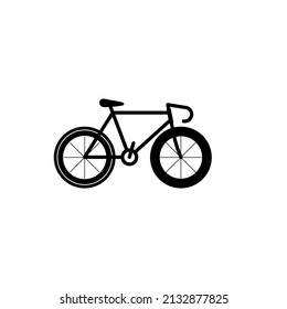Bicycle icon design template vector isolated illustration