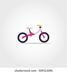 Bicycle icon design template. Vector Illustration