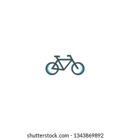 Bicycle icon design. Transportation icon vector illustration