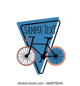 Diseño de iconos de bicicleta. Ilustración vectorial.