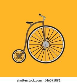 bicycle icon design vector. retro icon style