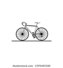 bicycle icon design vector template
