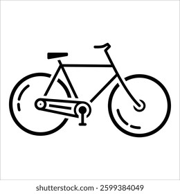 Bicycle Icon Element For Design