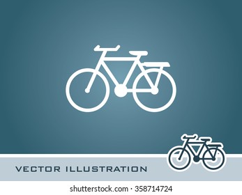 Bicycle Icon. Eps-10.