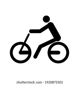 bicycle icon with flat design.