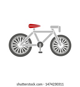bicycle icon. flat illustration of bicycle vector icon. bicycle sign symbol
