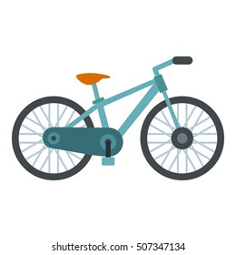 Bicycle icon. Flat illustration of bicycle vector icon for web