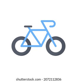 Bicycle Icon, Flat style icon vector illustration, Suitable for website, mobile app, print, presentation, infographic and any other project.
