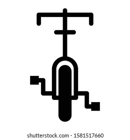 bicycle icon glyph vector design