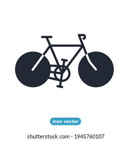 bicycle icon. hobby cycling symbol template for graphic and web design collection logo vector illustration