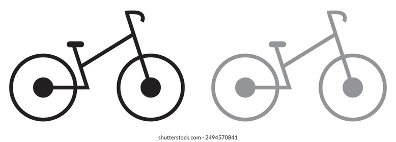 Bicycle icon illustration. eps 10