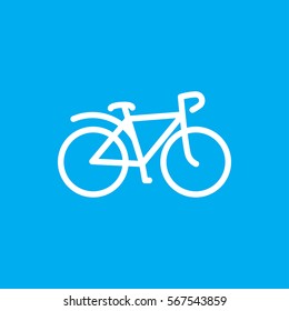 bicycle icon illustration isolated vector sign symbol