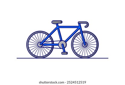 Ícone de bicicleta. Ilustração de bicicleta. Bicicleta vetorial.