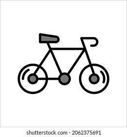 bicycle icon illustration vector graphic