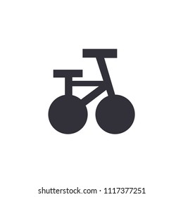 Bicycle icon isolated on white background. Vehicle symbol modern, simple, vector, icon for website design, mobile app, ui. Vector Illustration