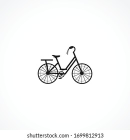Bicycle icon. isolated vector element
