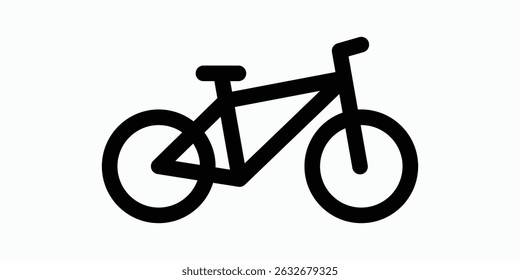 Bicycle icon with line style. Pixel perfect icon. Vector
