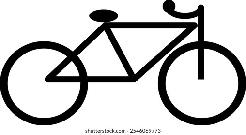 Bicycle Icon - Line vector icon