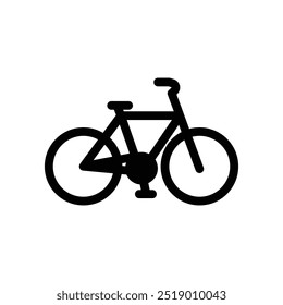 Ilustración aislada de la Plantilla del diseño del logotipo del icono de la bicicleta