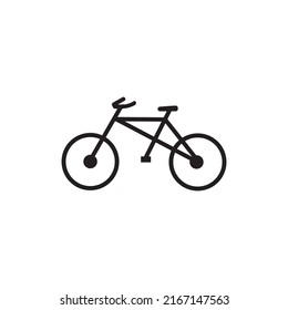 Diseño vectorial libre del logotipo del icono de la bicicleta