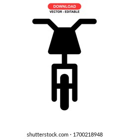 bicycle icon or logo isolated sign symbol vector illustration - high quality black style vector icons
