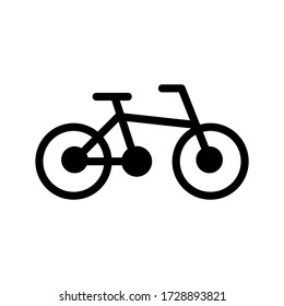 bicycle icon or logo isolated sign symbol vector illustration - high quality black style vector icons

