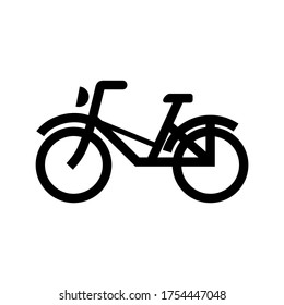 bicycle icon or logo isolated sign symbol vector illustration - high quality black style vector icons
