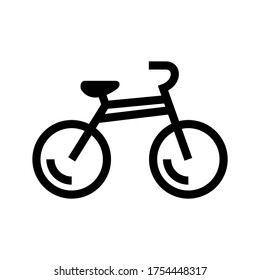 bicycle icon or logo isolated sign symbol vector illustration - high quality black style vector icons
