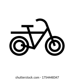 bicycle icon or logo isolated sign symbol vector illustration - high quality black style vector icons
