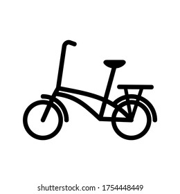 bicycle icon or logo isolated sign symbol vector illustration - high quality black style vector icons
