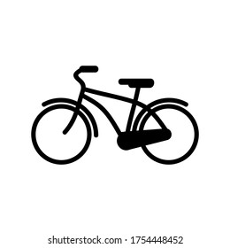 bicycle icon or logo isolated sign symbol vector illustration - high quality black style vector icons
