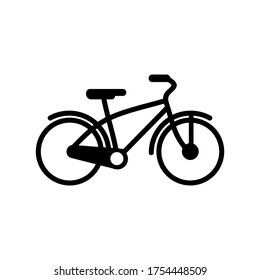 bicycle icon or logo isolated sign symbol vector illustration - high quality black style vector icons
