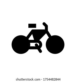 bicycle icon or logo isolated sign symbol vector illustration - high quality black style vector icons
