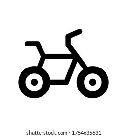 bicycle icon or logo isolated sign symbol vector illustration - high quality black style vector icons
