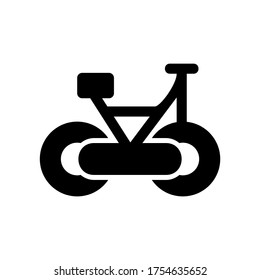 bicycle icon or logo isolated sign symbol vector illustration - high quality black style vector icons
