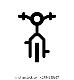 bicycle icon or logo isolated sign symbol vector illustration - high quality black style vector icons
