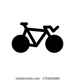 bicycle icon or logo isolated sign symbol vector illustration - high quality black style vector icons
