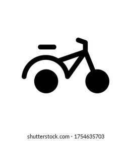 bicycle icon or logo isolated sign symbol vector illustration - high quality black style vector icons
