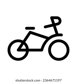 bicycle icon or logo isolated sign symbol vector illustration - Collection of high quality black style vector