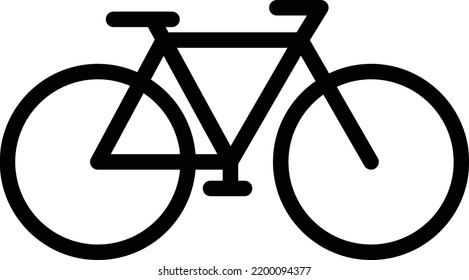 Bicycle icon, logo or symbol