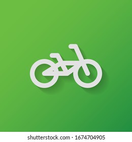 Bicycle icon. Modern minimal design style, bike. Vector illustration.
