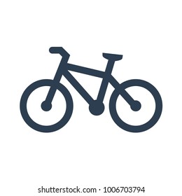 bicycle icon on white background. Vector Illustration
