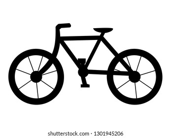 Bicycle icon on white background for graphic and web design, Modern simple vector sign. Internet concept. Trendy symbol for website design web button or mobile app