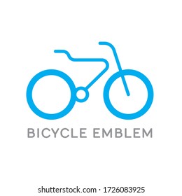 Icono de bicicleta sobre fondo blanco