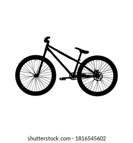 Bicycle icon on a white background